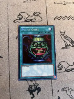 Yu-Gi-Oh! Pot Of Greed LCYW-EN059 UNLIMITED EDITION SECRET RARE NM - Image 1