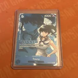 NM-Mint, English One Piece Tsuru (Winner Pack 2025 Vol. 4) - OP06-051 - R - Foil - Image 1