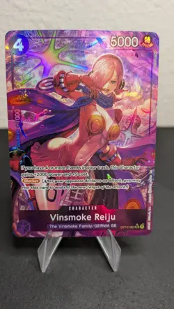 Vinsmoke Reiju OP12-063 SR Holo One Piece Card GERMA 66 Near Mint - Image 1
