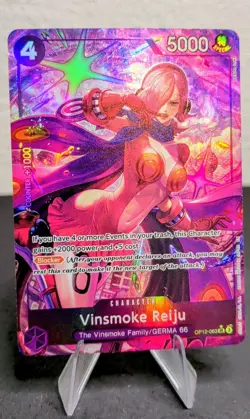 Vinsmoke Reiju OP12-063 SR Holo One Piece Card GERMA 66 Near Mint - Image 2