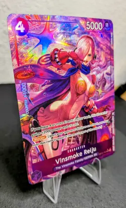 Vinsmoke Reiju OP12-063 SR Holo One Piece Card GERMA 66 Near Mint - Image 3