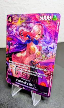 Vinsmoke Reiju OP12-063 SR Holo One Piece Card GERMA 66 Near Mint - Image 4