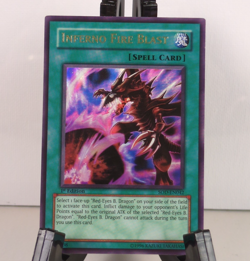 Yugioh Inferno Fire Blast SOD-EN042 - 1st Ed. ULTRA RARE - Never Played NM/M - Image 1