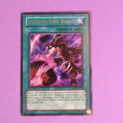 Yugioh Inferno Fire Blast SOD-EN042 - 1st Ed. ULTRA RARE - Never Played NM/M - Image 3