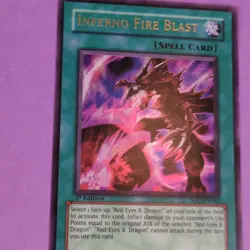 Yugioh Inferno Fire Blast SOD-EN042 - 1st Ed. ULTRA RARE - Never Played NM/M - Image 4