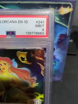 2025 DISNEY LORCANA WHISPERS IN THE WELL ICONIC #241 ARIEL ETHEREAL VOICE PSA 9 - Image 3