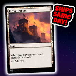 City Of Traitors - Custom Art Magic: The Gathering Playtest Card - Commander EDH - Image 1