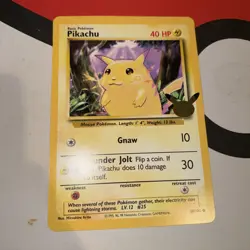 Jumbo Pokemon Card Pikachu 58/102 NOT FOR PLAY USE Promo Giant Big Oversize - Image 1