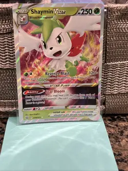 Pokemon TCG Shaymin VSTAR Holo Ultra Rare Card Brilliant Stars 014/172 - Image 1