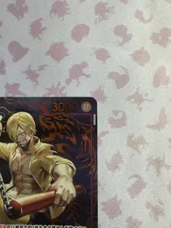 One Piece Chinese Card Game Exclusive 1st Anniversary Sanji OP01-013 R Alt Art - Image 5