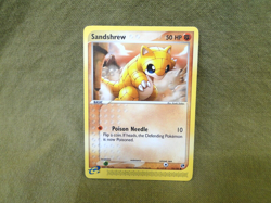 Pokemon Trading Card - EX Sandstorm: Sandshrew 75/100 - Image 1