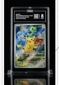 Pikachu 027 Sv: Scarlet & Violet Promo Cards Holo TAG 8 - Image 1