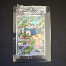 Pokemon TCG Snorlax Promo Card Scarlet Violet 151 SVP051 Holo Sealed - Image 2