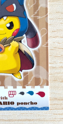 Poncho Pikachu Mega Lucario Business Card Pokemon Canter Japan 2015 - Image 5