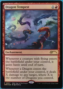 Dragon Tempest (2024 Lunar New Year Promo) FOIL MINT MTG CARD (515668) ABUGames - Image 1