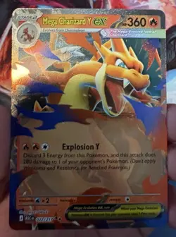 Pokemon Charizard Y ex 022/217 Double Rare Holo Card Ascended Heros Mint - Image 2