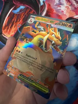 Pokemon Charizard Y ex 022/217 Double Rare Holo Card Ascended Heros Mint - Image 3