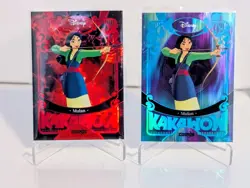2025 Disney Cosmos KAKAWOW Cosmos Mulan 2 Card Lot. /45 /75 - Image 1