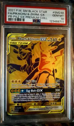 Pokemon Bundle Lot Of 3 PSA 10 Cards 2019 & 2021 Tag Team - Image 4