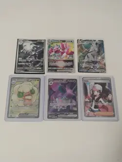 Pokemon VMAX-VSTAR-Illustration Rare-Hilda-Whimsicott Full Art Holo Card Lot - Image 1