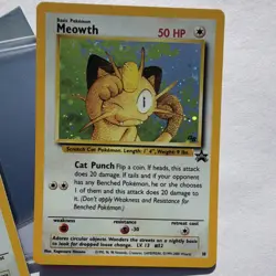 Pokemon Promo Vintage Holo Cards Lot Meowth 2x 2000 Nintendo Wizards - Image 1