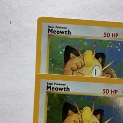Pokemon Promo Vintage Holo Cards Lot Meowth 2x 2000 Nintendo Wizards - Image 5
