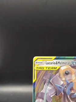 Pokemon TCG Lucario & Melmetal GX 120/214 SM Unbroken Bonds Full Art Holo NM - Image 2