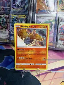 POKEMON SHINING HO-OH BLACK STAR PROMO SM70 HOLO NM - Image 1