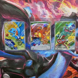 Pokemon TCG First Partner Illustration Collection Series 1 Kanto GEN 1 Starters - Image 1