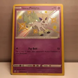 Galarain Ponyta Baby Shiny SV047/SV122 Pokemon Shining Fates (Minty🔥) - Image 1