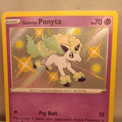 Galarain Ponyta Baby Shiny SV047/SV122 Pokemon Shining Fates (Minty🔥) - Image 2