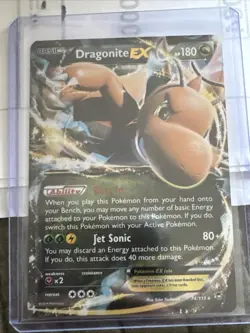 The Pokemon Company Dragonite EX 74/111 XY Furious Fists Ultra Rare Holo 180 HP - Image 1
