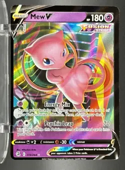 Pokemon Mew V 113/264 FST Fusion Strike NM - Image 1