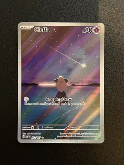 Cleffa 202/197 Illustration Rare Obsidian Flames Pokemon Card - Image 1