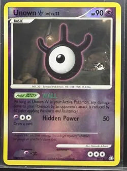Unown W Legends Awakened Reverse Holo 80/146 Diamond Pearl Pokemon TCG Uncommon - Image 1
