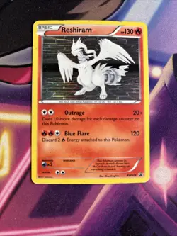 Reshiram BW004 -2011 Black & White Black Star Promo Holo Pokemon Card HP - Image 1