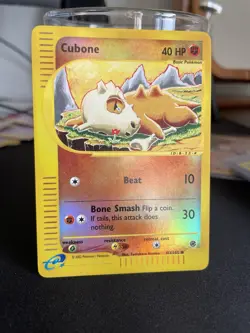 Cubone REVERSE HOLO Expedition Base Set 103/165 2002 Pokemon TCG - Image 1