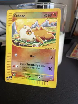 Cubone REVERSE HOLO Expedition Base Set 103/165 2002 Pokemon TCG - Image 2