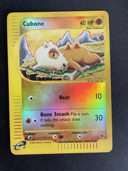 Cubone REVERSE HOLO Expedition Base Set 103/165 2002 Pokemon TCG - Image 4
