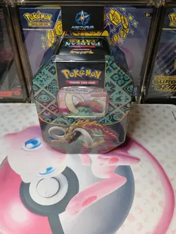 Pokemon TCG Paldean Fates Great Tusk EX Tin 4 Booster Packs NEW & SEALED - Image 2