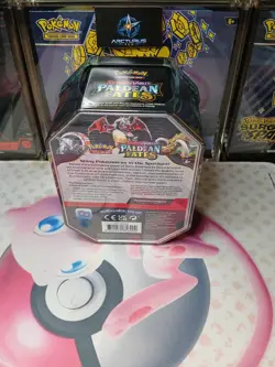 Pokemon TCG Paldean Fates Great Tusk EX Tin 4 Booster Packs NEW & SEALED - Image 4