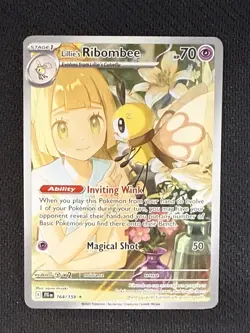Ribombee 164/159 Pokemon TCG Journey Together Illustration Holo - Image 1
