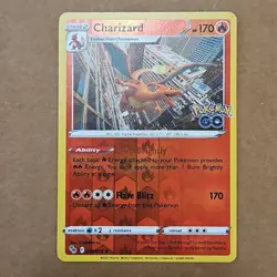 Pokemon Charizard 10/78 Pokemon Go Reverse Holo NM TCG CCG - Image 1