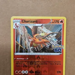 Pokemon Charizard 10/78 Pokemon Go Reverse Holo NM TCG CCG - Image 4