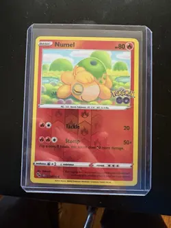Pokemon Numel (ditto) 013/078 Pokemon GO Reverse Holo EN NM - Image 1
