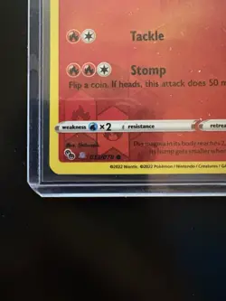 Pokemon Numel (ditto) 013/078 Pokemon GO Reverse Holo EN NM - Image 2