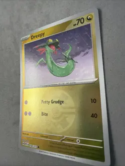 Pokemon TCG * Dreepy 158/217 Quick Ball Holo REVERSE HOLO * ME Ascended Heros NM - Image 2