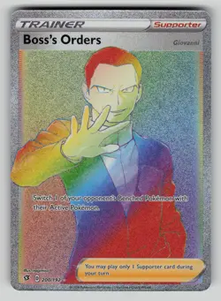 Boss's Orders 200/192 Rebel Clash Pokemon NM - Image 1