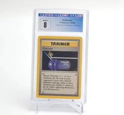 Rare 1999 Pokemon Trainer Deck A Brock's Deck - DEFENDER 80/102 CGC 8.0 - Image 1
