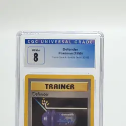 Rare 1999 Pokemon Trainer Deck A Brock's Deck - DEFENDER 80/102 CGC 8.0 - Image 4
